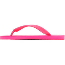 VETEMENTS Pink Logo Flip Flops