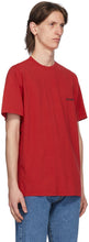 VETEMENTS Red Logo Front Back T-Shirt