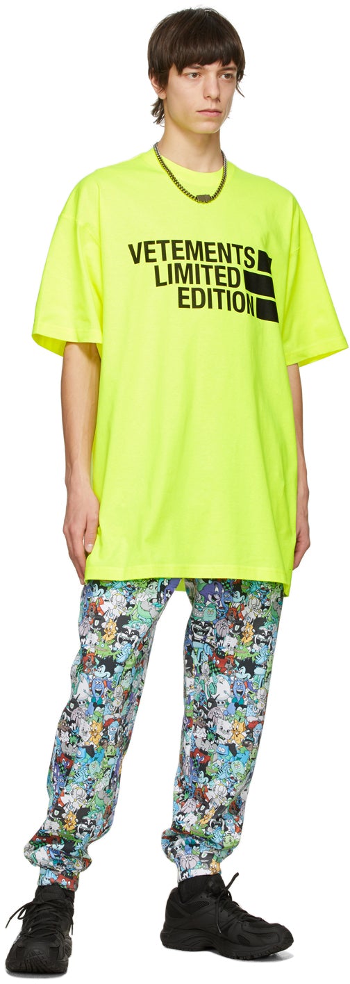 VETEMENTS Yellow Big Logo 'Limited Edition' T-Shirt