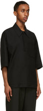 Valentino Black Double-Faced Polo Shirt