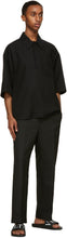 Valentino Black Double-Faced Polo Shirt