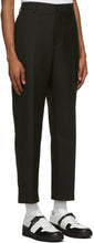 Valentino Black Embroidered Logo Trousers
