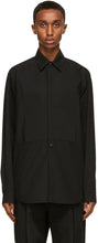 Valentino Black Plastron Shirt - Chemise de Valentino Black Plastron - 발렌티노 블랙 플라스트론 셔츠