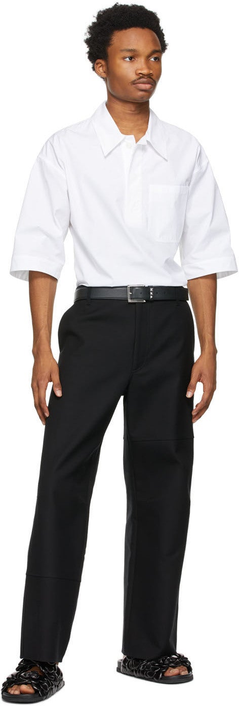 Valentino Black Twill Trousers