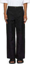Valentino Black Twill Trousers - Pantalon de sergé Valentino noir - Valentino 검은 능 직물 바지