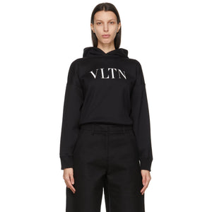 Valentino Black 'VLTN' Hoodie Bodysuit - Body Sweat à capuche Valentino Black 'VLTN' - Valentino Black 'VLTN'Hoodie Bodysuit.