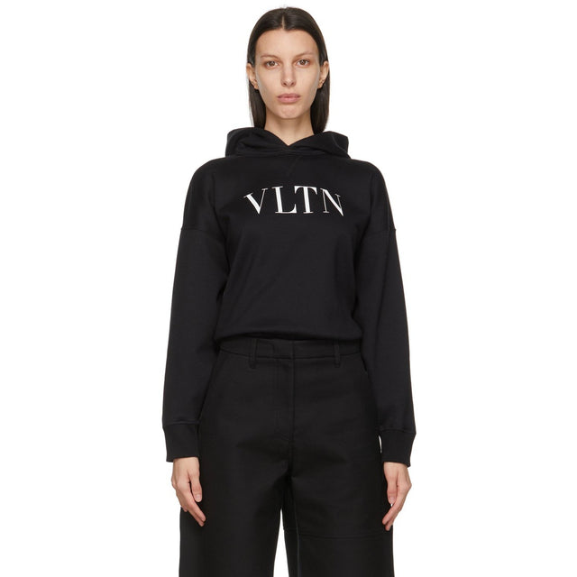 Valentino Black 'VLTN' Hoodie Bodysuit - Body Sweat à capuche Valentino Black 'VLTN' - Valentino Black 'VLTN'Hoodie Bodysuit.