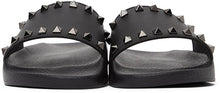 Valentino Black Valentino Garavani Rockstud Slides