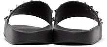 Valentino Black Valentino Garavani Rockstud Slides