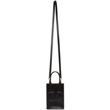Valentino Black Valentino Garavani VLogo Smartphone Bag - Sac de smartphone Valentino Black Valentino Garavani Vlogo - Valentino Black Valentino Garavani Vlogo 스마트 폰 백