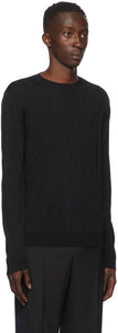 Valentino Black Wool 'VLTN' Sweater