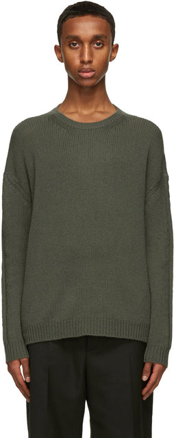 Valentino Green Cashmere Sweater - Pull en cachemire Valentino Green - Valentino 그린 캐시미어 스웨터