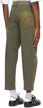 Valentino Khaki Gabardine Trousers
