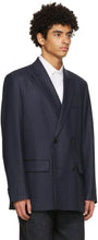 Valentino Navy Wool 'VLTN' Times Blazer