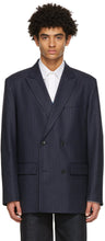 Valentino Navy Wool 'VLTN' Times Blazer - Valentino laine marine 'vltn' fois blazer - Valentino 해군 양모 'VLTN'Times Blazer