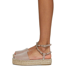 Valentino Pink Rockstud Espadrilles