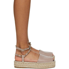 Valentino Pink Rockstud Espadrilles
