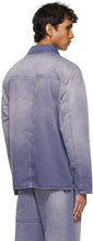 Valentino Purple Denim Shaded Jacket