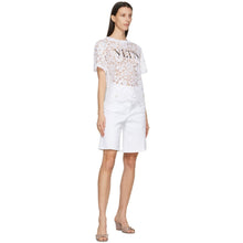 Valentino White Bermuda Shorts