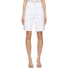 Valentino White Bermuda Shorts - Short de Bermudes White Valentino - 발렌티노 화이트 버뮤다 반바지