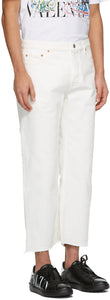 Valentino White Five Pocket Chino Jeans