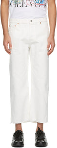 Valentino White Five Pocket Chino Jeans - Valentino blanc blanc cinq poches chino jeans - 발렌티노 화이트 5 포켓 치노 청바지