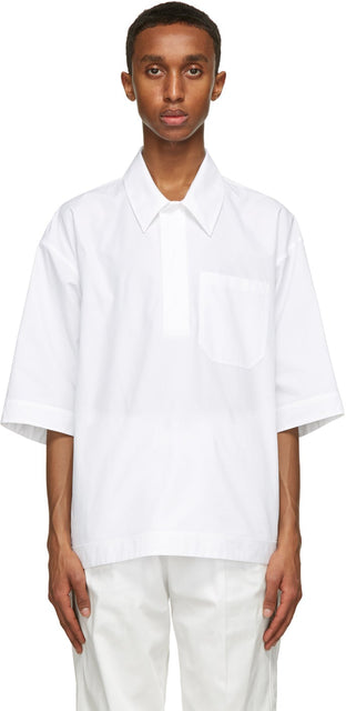 Valentino White Polo Shirt - Polo blanc Valentino - 발렌티노 화이트 폴로 셔츠