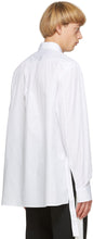 Valentino White Poplin Cinch Shirt