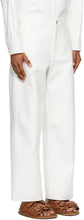 Valentino White Twill Trousers