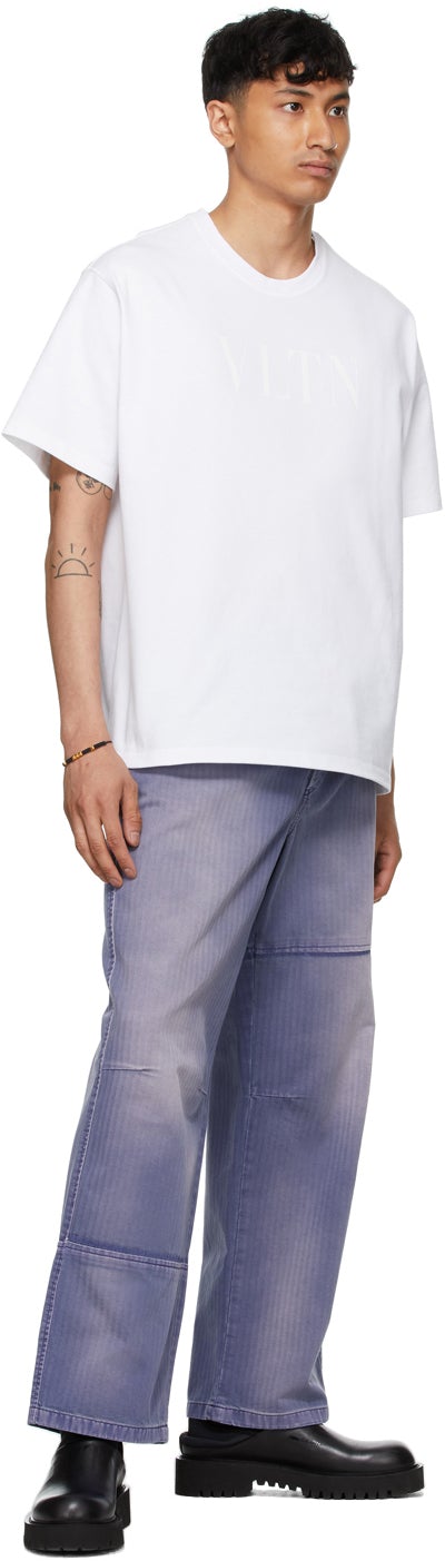 Valentino White 'VLTN' T-Shirt
