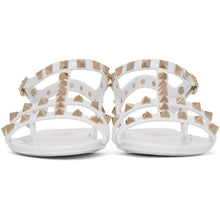 Valentino White Valentino Garavani Rockstud Jelly Sandals