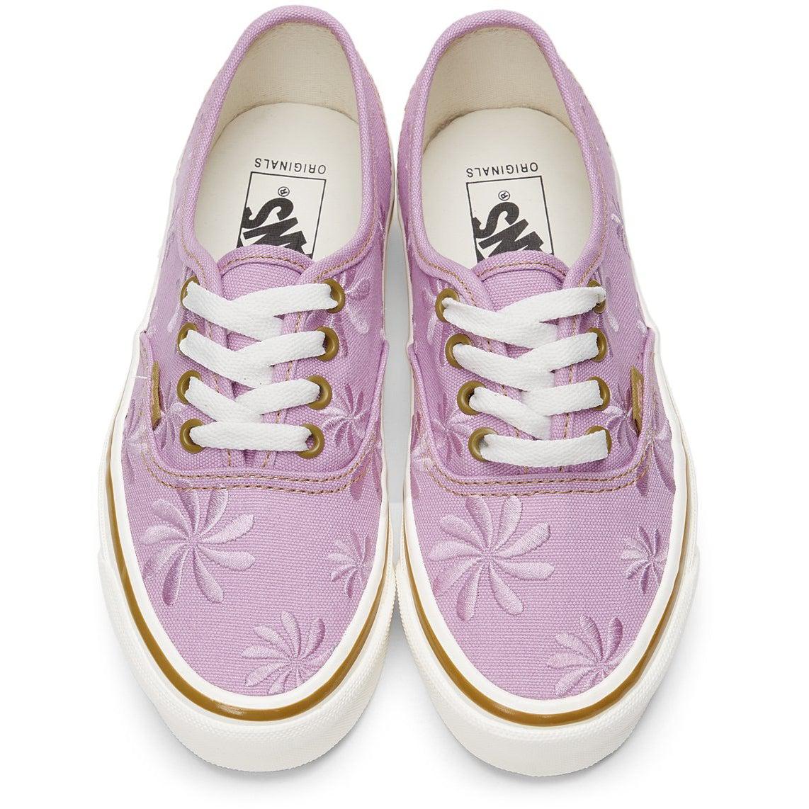 Pink 2024 embroidered vans