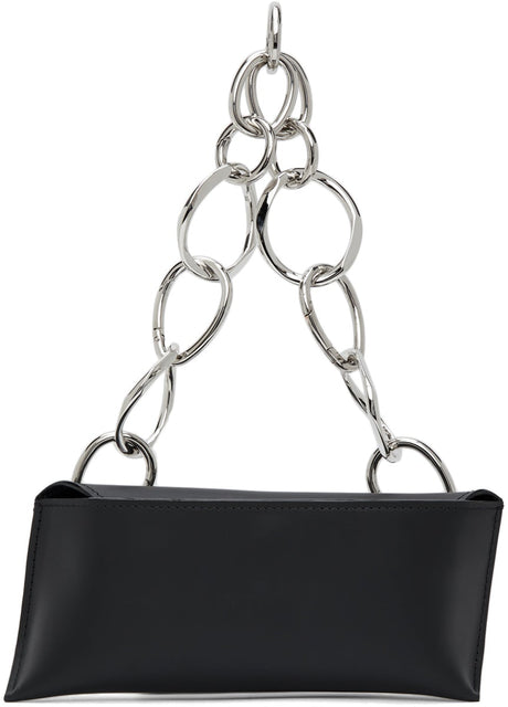 Venczel SSENSE Exclusive Black Serial Chain Bag - Venczel Ssense Sac de chaîne en série Noir EXCLUSIVE - Venczel Ssense 독점적 인 블랙 직렬 체인 백