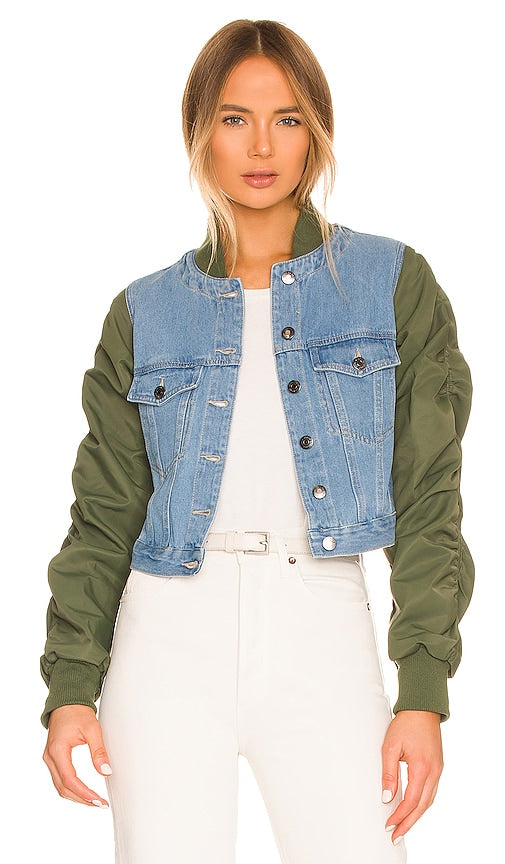 Veronica Beard Emelia Combo Jacket in Blue Veronica Beard Emelia combo veste en bleu Veronica Beard Emelia组合夹克蓝色
