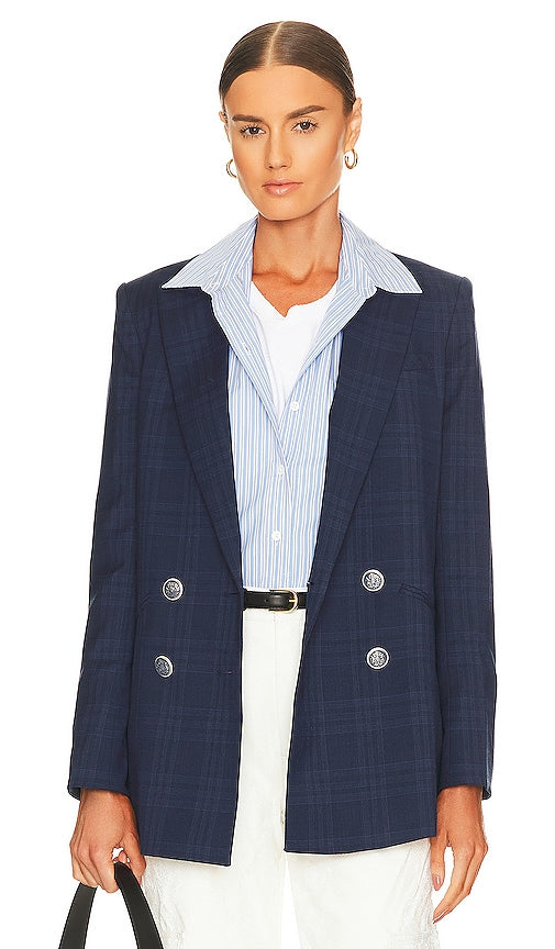 Veronica Beard Oria Dickey Jacket in Navy Veste Veronica Beard Oria Dickey dans la Marine 海军的维罗妮卡·比尔德（Veronica Beard）Oria Dickey夹克