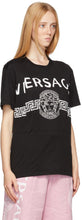 Versace Black Cutwork Medusa Logo T-Shirt