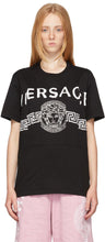 Versace Black Cutwork Medusa Logo T-Shirt - T-shirt logo Medusa Medusa Medusa Cutwork - 베르사체 블랙 컷웍 메두사 로고 티셔츠