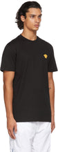 Versace Black Embroidered Medusa T-Shirt