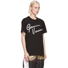 Versace Black GV Signature T-Shirt