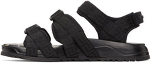 Versace Black Graecia Sandals