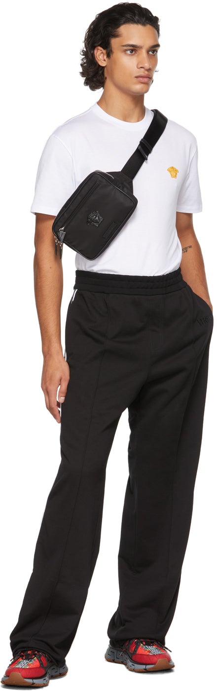 Versace Black Greca Lounge Pants