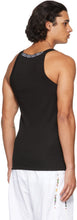 Versace Black Greca Tank Top
