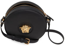 Versace Black 'La Medusa' Round Camera Bag