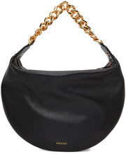 Versace Black 'La Medusa' Soft Bag