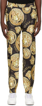 Versace Black Medusa Amplified Lounge Pants - Pantalon de salon amplifié Versace Noir Medusa - 베르사체 블랙 메두사 증폭 된 라운지 바지