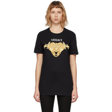 Versace Black Medusa Graphic T-Shirt - T-shirt graphique en Versace Noir Medusa - 베르사체 블랙 메두사 그래픽 티셔츠