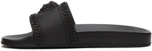 Versace Black Medusa Pool Slides