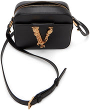 Versace Black Virtus Crossbody Bag