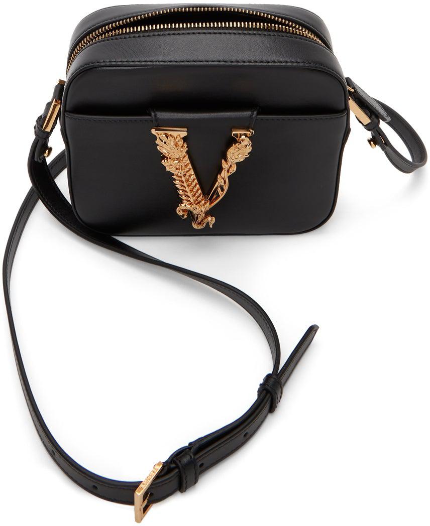 Cross body bags Versace - Virtus leather crossbody bag
