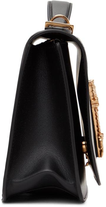 Versace Black Virtus Shoulder Bag